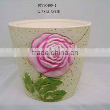 easter ceramic pot