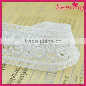 Fashion cotton lace trimming fabric for garment WLCB-055