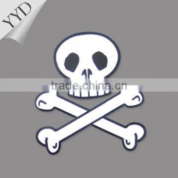 2017 SKULL heat transfer decoration motif on garment