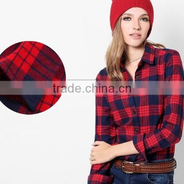 long sleeve plaid shirt for women wholesale plaid flannel shirt flannel shirt womens