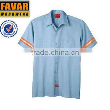 High Quality Standard Fast Delivery 100% cotton work men safety high visibility fr shirts Wholesaler from China