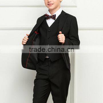 Bospoke Winter School Boys Black 3 Pieces Blazer For School Wear photo-2