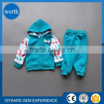 New Cheap Fleece Kids Clothes Set/kids Requirements Clothing