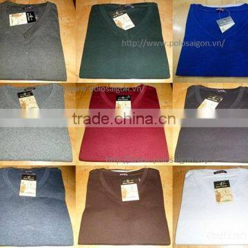 Men T Shirts, V Neck, Short Sleeve , 100% Cotton photo-6