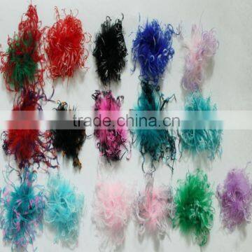 Wholesale Cheap Artifical Colorful Ostrich Feather Curly Boas for Sale photo-5