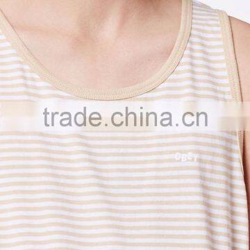 Exqusitely Yarn-dyed Stripped Tank Top
