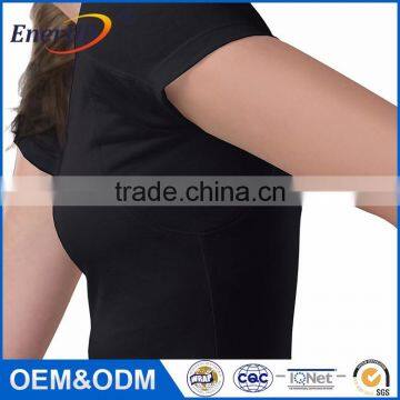 washable sweat absorbent underarm sweat pads t-shirt