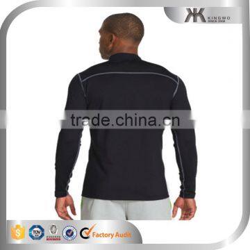 Wholesale Dongguan Polyester Quick Dry Long Sleeve Mens Running Shirt photo-3