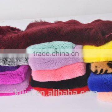 genuine fur material rex rabbit fur pelts skin/plate for DIY tp8