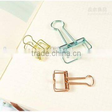 Gold /Rose Pink /Silver Wire BInder Clip photo-6