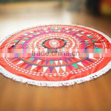 Alson Drop Shipping Round Mandala Tapestry Indian Wall Hanging Beach Throw Towel photo-4