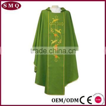 Wholesale High Quality Wheat Grape Embroidery Religious Chasuble photo-2