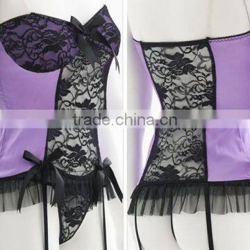 2015 New Lace Sexy Nude Black Teddy Lingerie photo-4