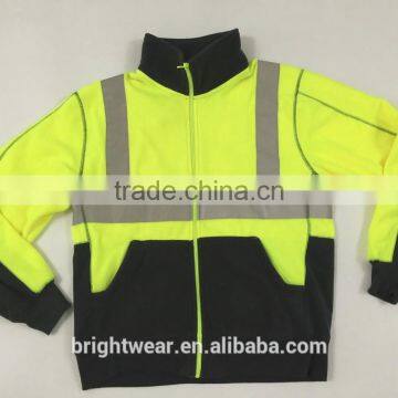 Two-color High Visibility Polar Jacket With Reflective Tapes Meet AS/NZ 1906.4:2010 photo-5