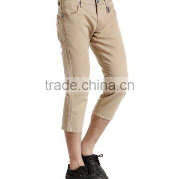 Wholesale Cheap New Style Hot Sale OEM Service Men Khaki Capri Jogger Pants photo-3