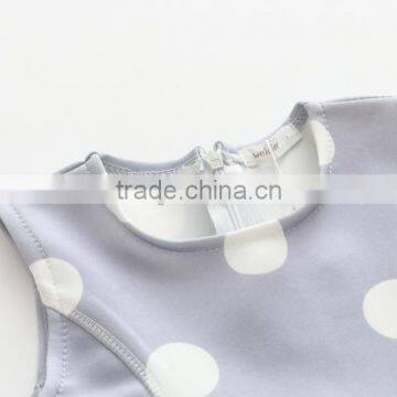 Wholesale Sweet Style Polka Dots Sleeveless Children Girl Cotton Dress photo-3