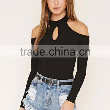 Guangzhou Top Selling Plain Dyed Cotton Summer Fashion Long Sleeve Women Blouses Tops photo-5
