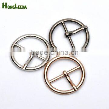25mm 1inch Metal Alloy Pin Buckle Big Round Belt Bag Buckles Nickle,black,gold Colors BK-085 photo-2