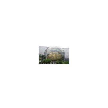 3mm - 19mm Curved Tempered Glass Sheets , Spherical Float Glass