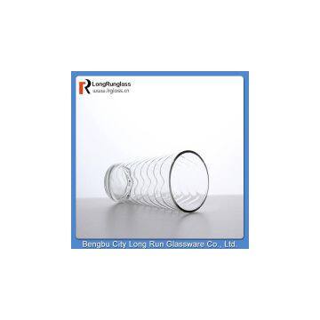 LongRun 16oz Ripple Pattern Glass Beer Pint Glasses photo-2