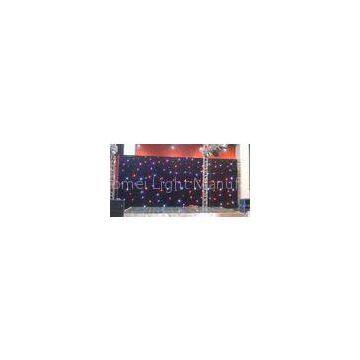 Brightness TV Studio / Holiday Decoration LED Curtain Wall Support Orange Yellow Green