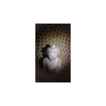 MARBLE BUDDHA STATUE CALM BLESSING HANDMADE ARTS AND CRAFTS FOR GIFT HOME DECOR photo-3
