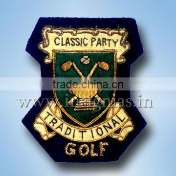 Golf Handmade Blazer Pocket badge