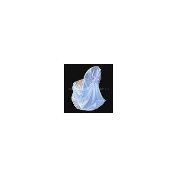 Satin White Wedding Banquet Chair Covers