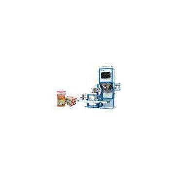 Granular Fertilizer Rice Packaging Machine , Net Weigh Bag Filling Equipment