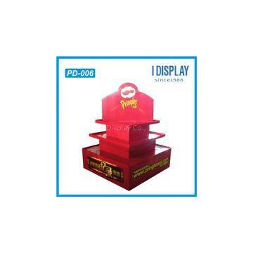 Customized Made Strong Cardboard Pallet Display Shelf For Supermarket Retail
