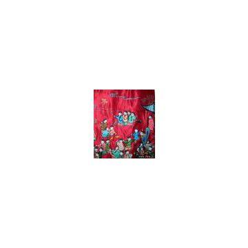 New embroider Tapestry red 100 children fabric piece