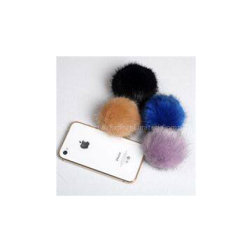 Faux Fur Balls Garment Accessories On Cap Hat Bag Clothes