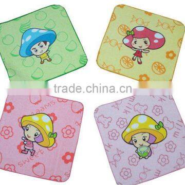 customized cotton printed baby towel