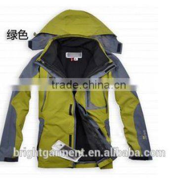 anhui Mens outdoor jacket 3 in 1 OEM