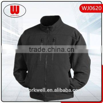 High quality black waterproof wind breaker jacket