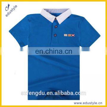 embroidery kids polo shirts school uniform