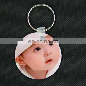 double side printing blank round key chain