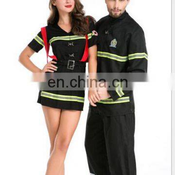 Very deluxe halloween costume sexy fireman costume for sale AGM2514