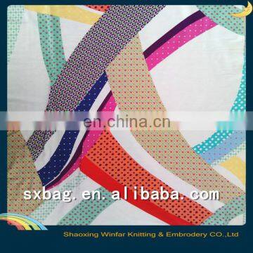 Single Jersey Knitting 30S Rayon Lycra Spandex Print Fabric for Garment photo-2