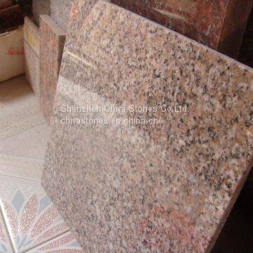 Fujian G636 Pink Cherry Peach Red Granite Cheap Pink Granite Paving Stone Cubes Kerb Stone photo-4