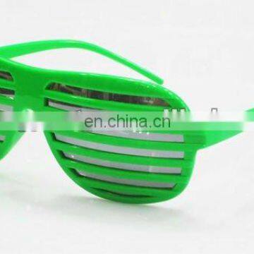 Neon green shutter glasses