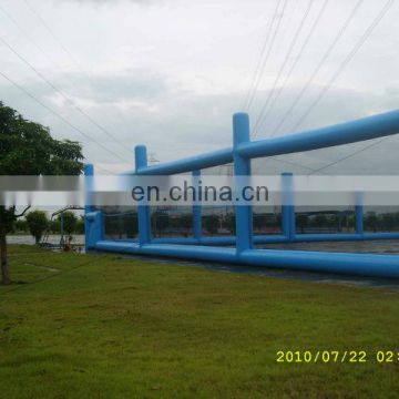 soccer field inflatable with net