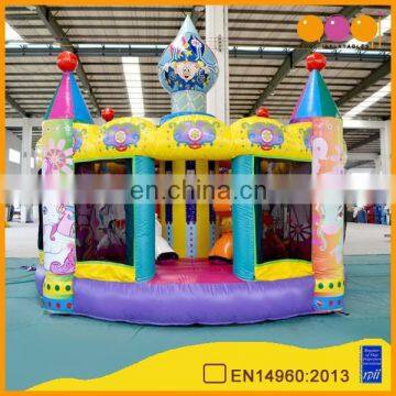 2015 new design EN14960 certified inflatable kids jumping castle/inflatable airplane castle house