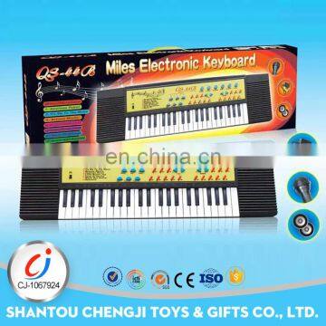 Hot item baby 44 key colorful piano take along tunes musical toy