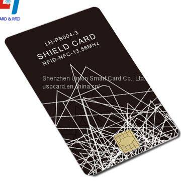 Hotstamping Gold/silver Color Smart IC Card photo-5