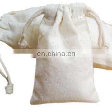 customized calico bags drawstring calico pouch bag wholesale promotional muslin calico bag free sample