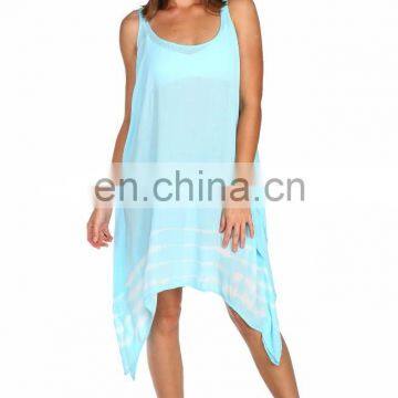 Beautiful Fashionable Women Wear Tie & Dye Rayon Spaghetti Dress