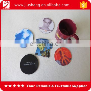 Rubber cup pad coaster with custom printing