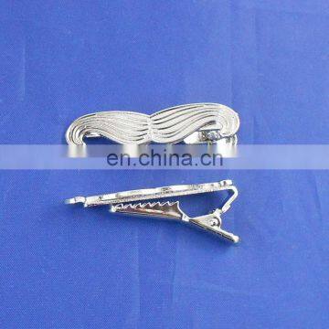 2016 Newest silver beard shape tie clip