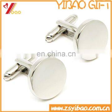 High quality promo gifts colorful cuff link with plated silver/gold for clothing